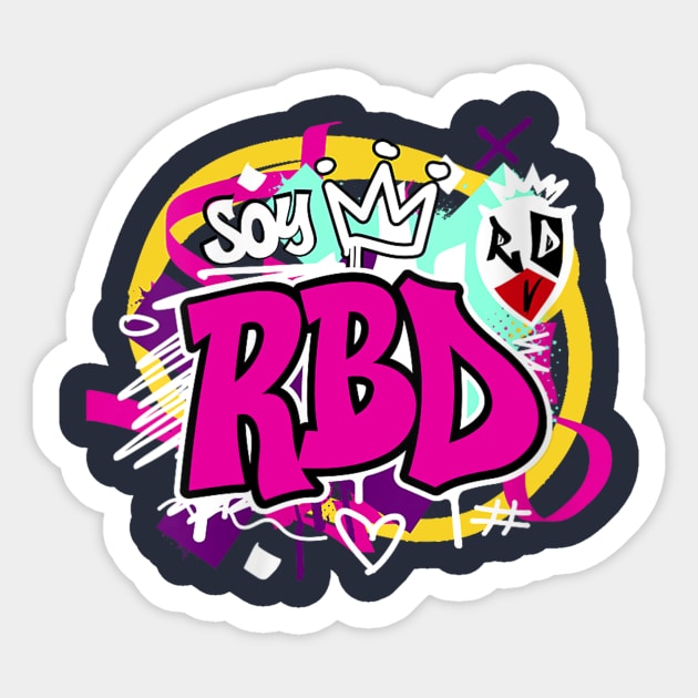 RBD Rebelde Tour 2023 Pink funny Sticker by craftydoartist